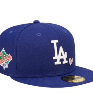 New Era Los Angeles Dodgers Team Heart 59FIFTY Fitted 60243669 blau 1984 – 7676479897660