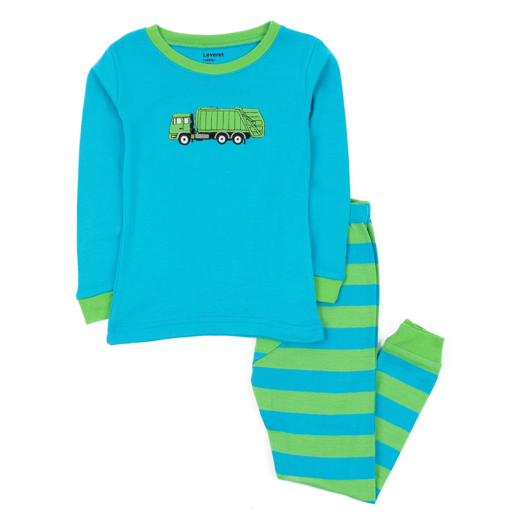 Kinder zweiteilige Baumwolle Pyjamas Müllwagen