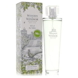 Lily of the Valley (Woods of Windsor) by Woods of Windsor Eau de Toilette Spray 3.4 Unzen für Damen 7827717357628
