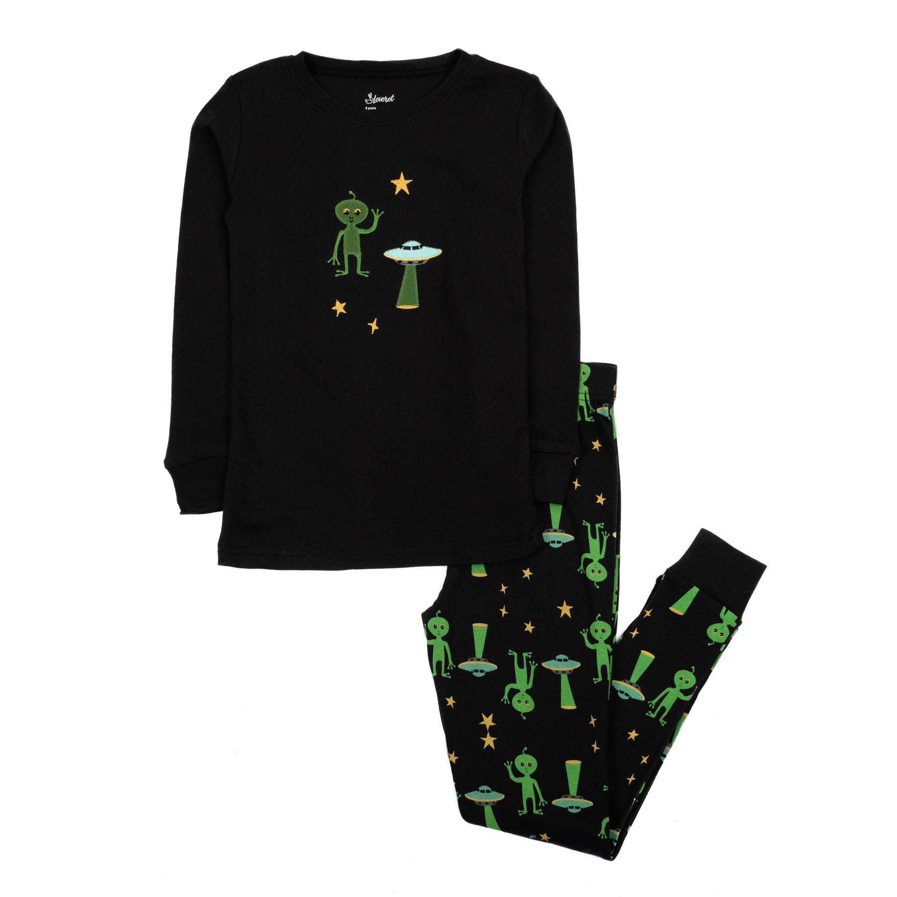 Kinder zweiteilige Baumwolle Pyjamas Alien