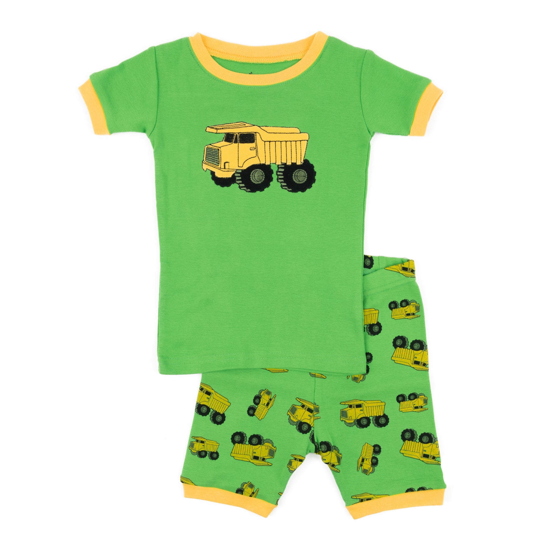 Kinder zweiteilige Baumwolle kurze Pyjamas Dump Truck