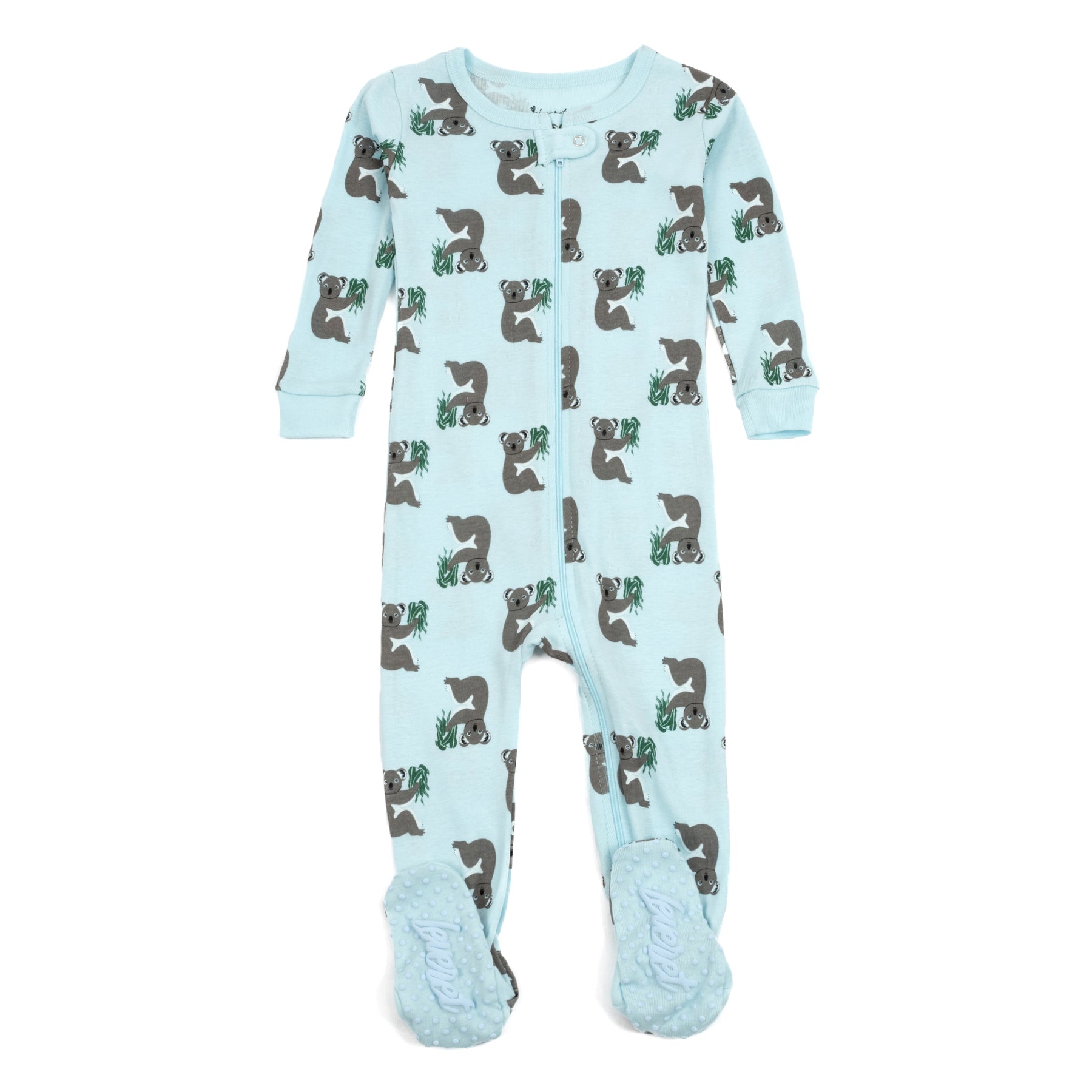 Kinder Fuß Baumwolle Pyjamas Koala Blau