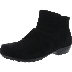 Esme Wildleder runde Zehen Stiefeletten