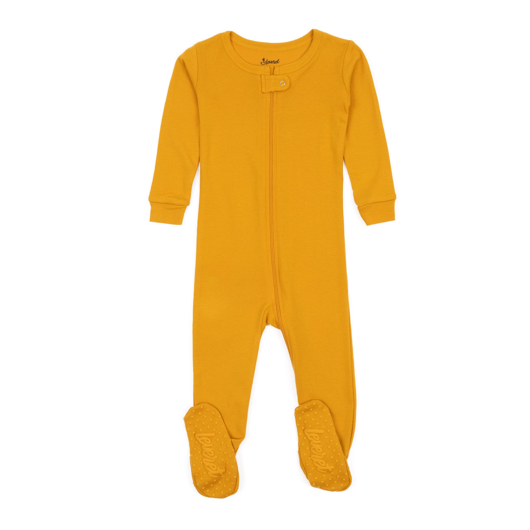 Kinder Fuß Baumwolle Pyjamas Boho Volltonfarbe