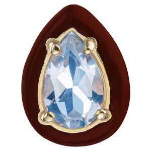 Bea Bongiasca Flower Funk 9K & Silber 1.94 ct. tw. Topaz Ohrstecker