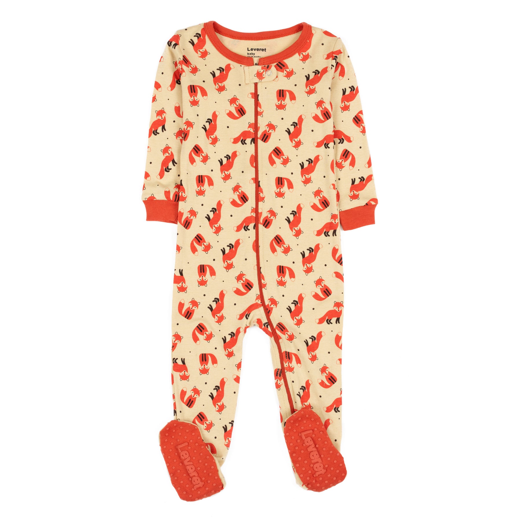 Kinder Fuß Baumwolle Pyjamas Fox