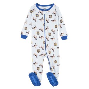 Kinder gefüttert Baumwolle Pyjama Polizei Hund