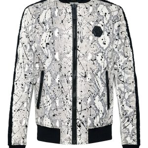 Leder Bomber Luxus 7676509257788