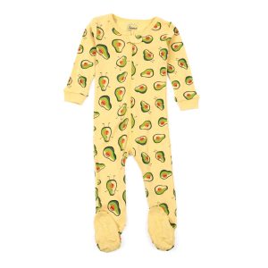 Kinder gefüttert Baumwolle Pyjamas Avocado