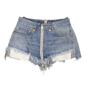 Unravel Project Denim-Shorts mit Reißverschluss – Denim