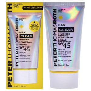 Clear Invisible Priming Sonnenschutz SPF 45 von Peter Thomas Roth für Unisex – 1,7 oz Sonnenschutz