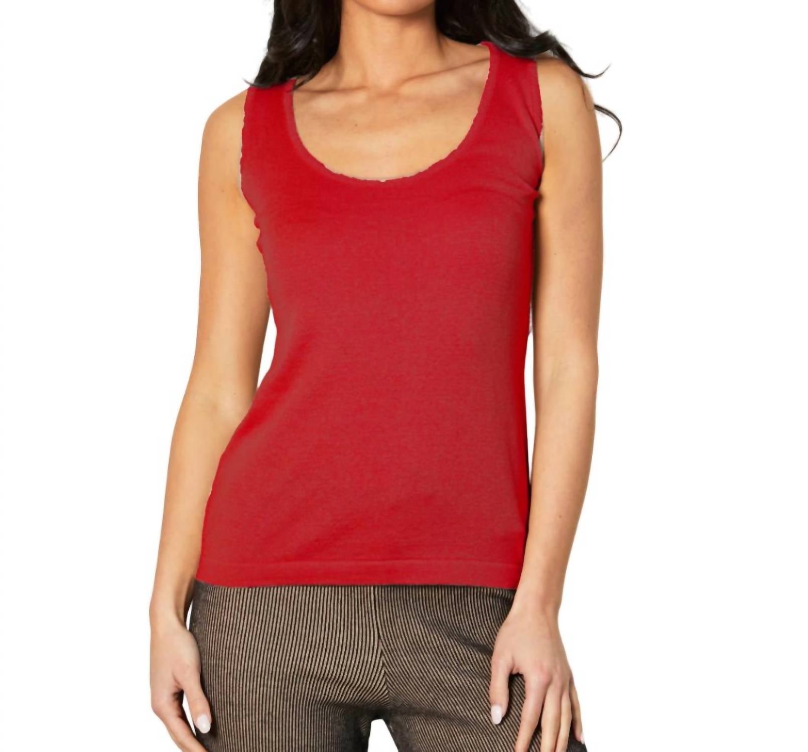 Bra-freundlicher Top in Rouge