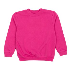 Kinder lange Ärmel Sweatshirt klassische feste Farbe