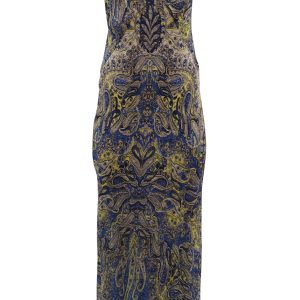 Vince Paisley Muster dünn Strap Maxikleid aus mehrfarbiger Seide