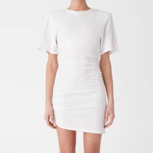 Brenna Hemd Kleid aus Elfenbein 7765100527676