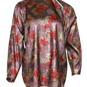 Isabel Marant Wilny Top in Multicolor Lurex and Seide 7766491856956