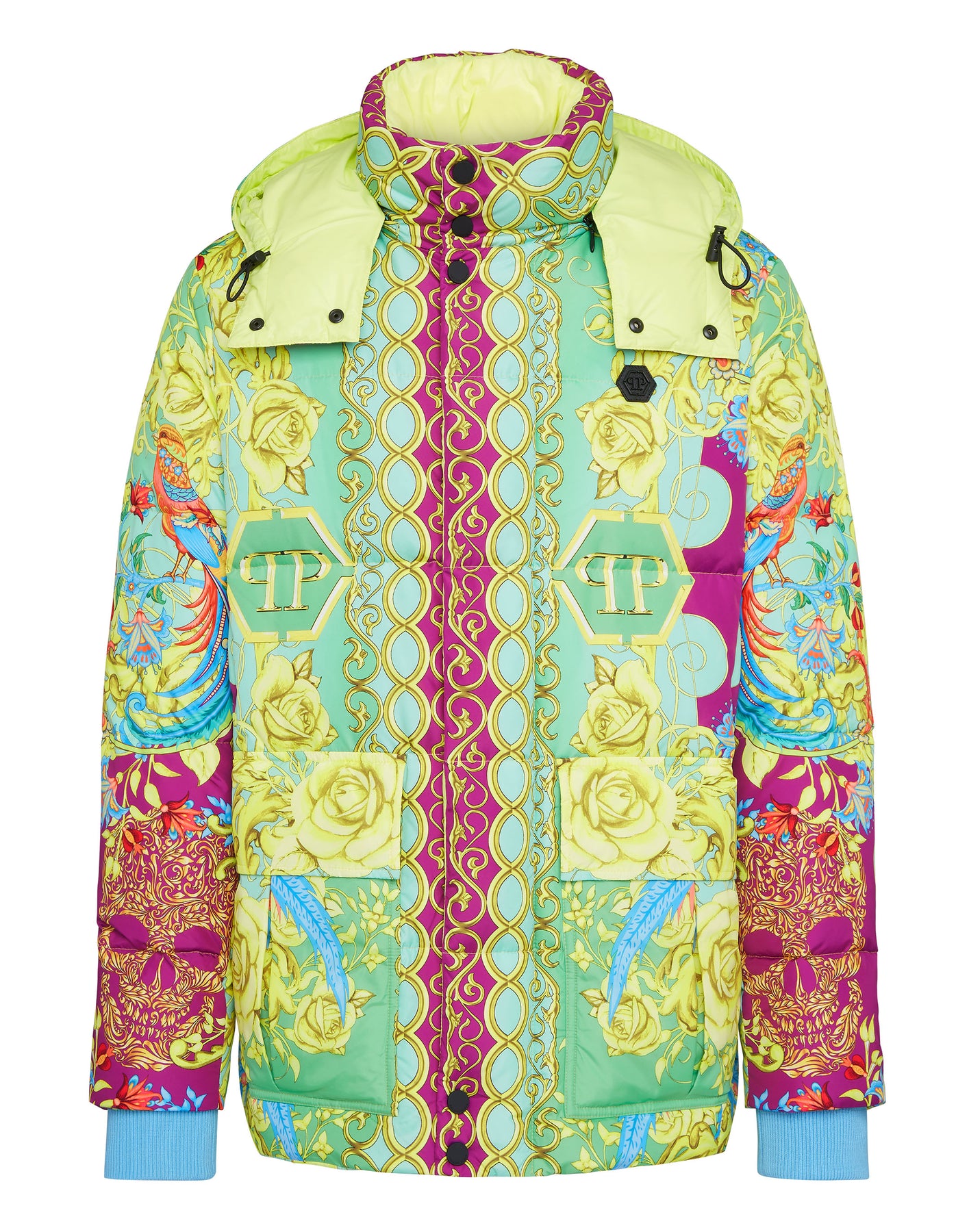 Nylon Jacke drucken New Baroque