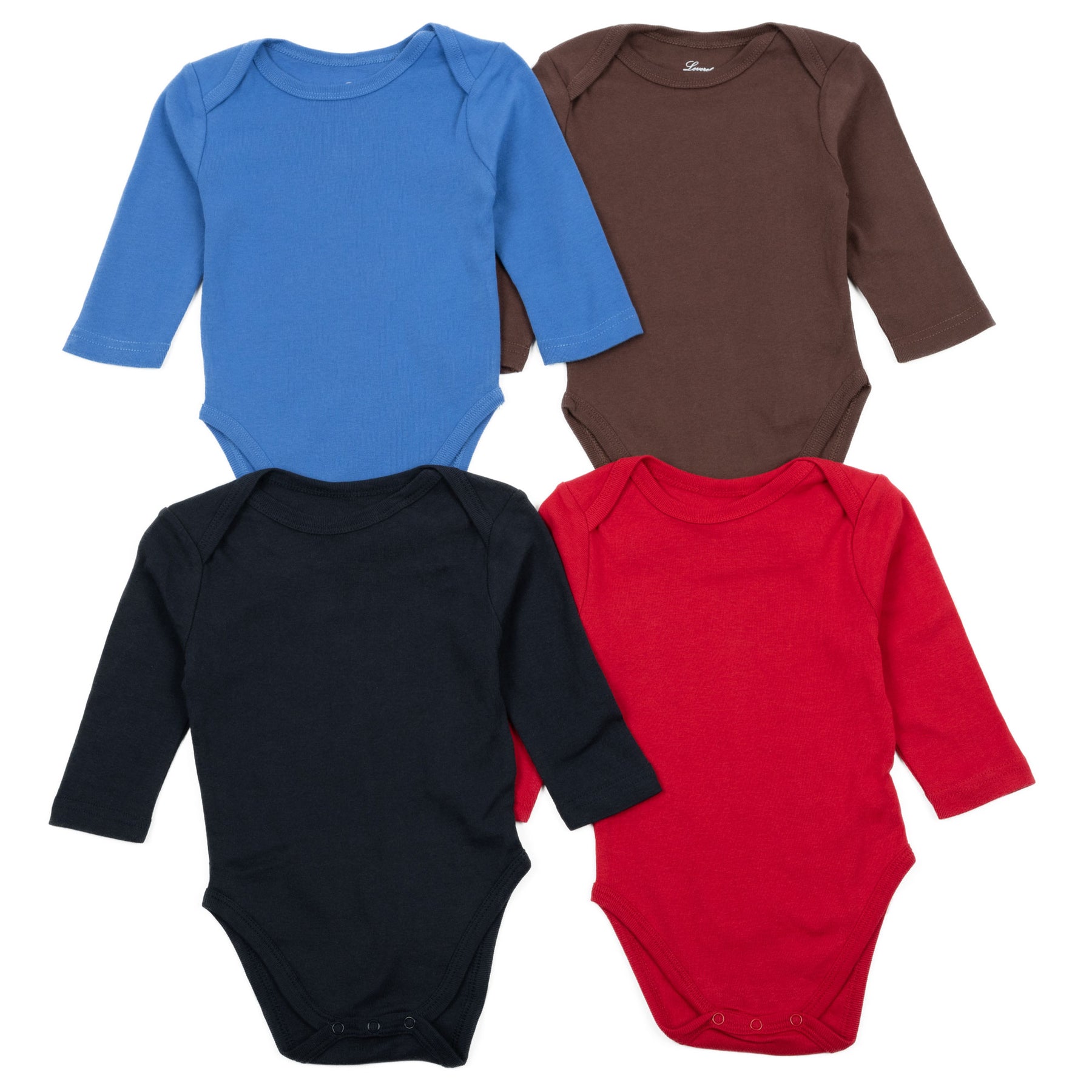Baby Viererpack Langarm-Body