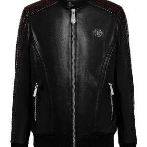 Leder Moto Jacke Luxus 7676505718844