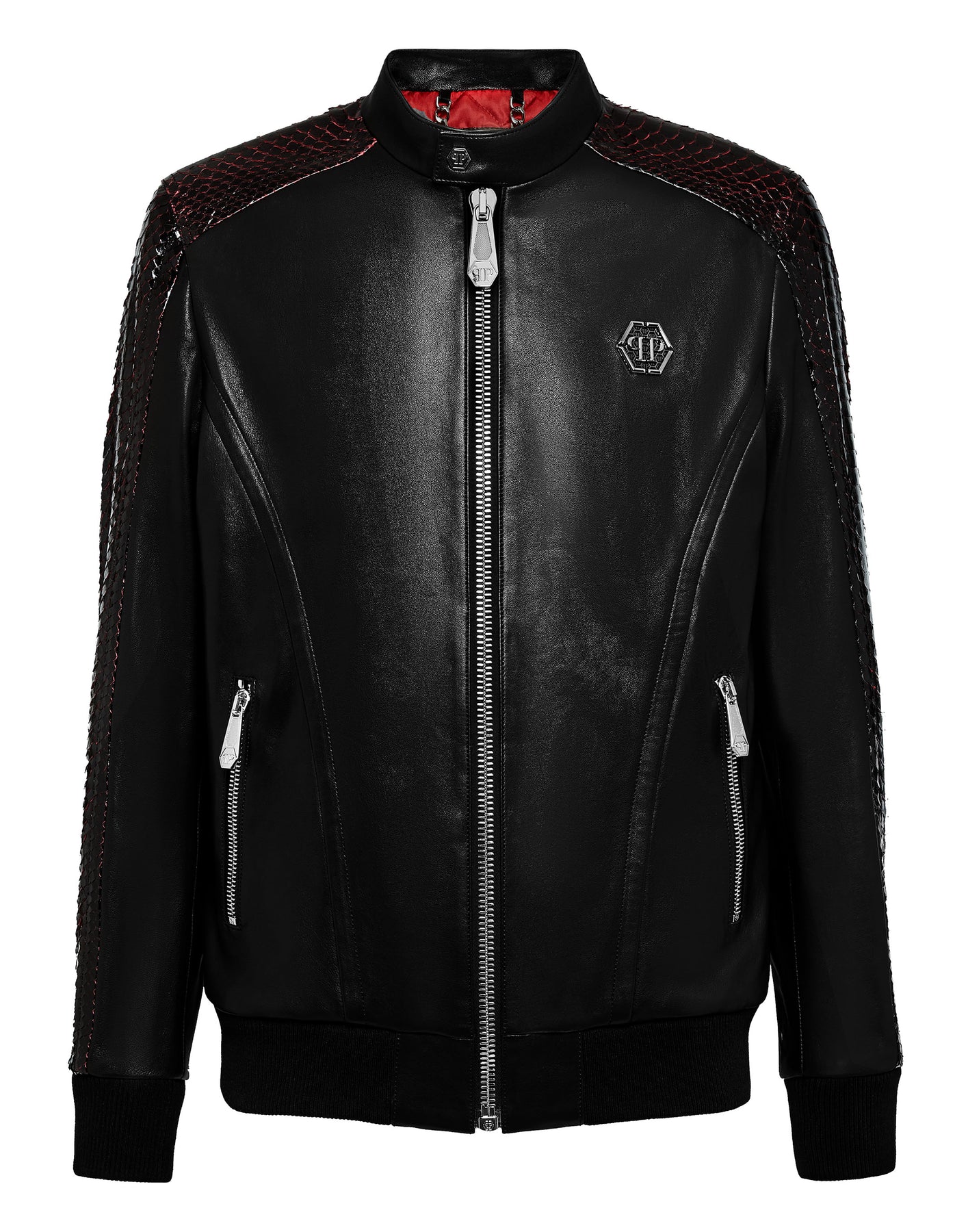 Leder Moto Jacke Luxus