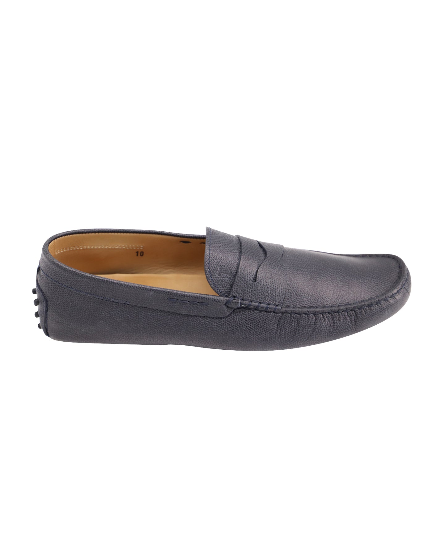 Tod's Gommino Driving Schuhe aus dunkelblauem Leder