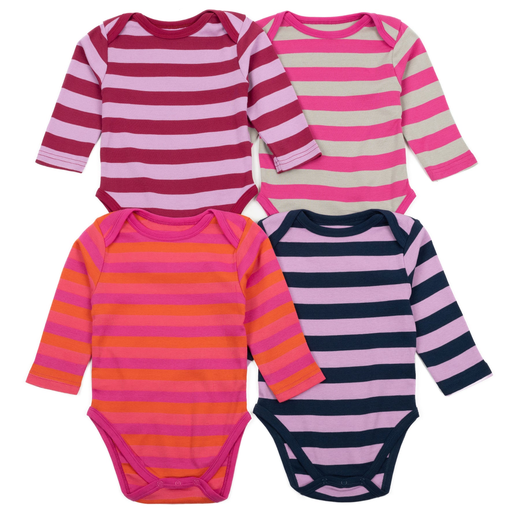 Baby Viererpack Langarm-Body