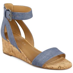 Willowbrook Wattierte Einlegesohle Knöchelriemen Keil Sandalen
