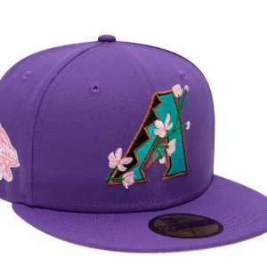 New Era Arizona Diamondbacks Side Patch Bloom 59FIFTY Fitted rosa uv 60288165 7676476915772