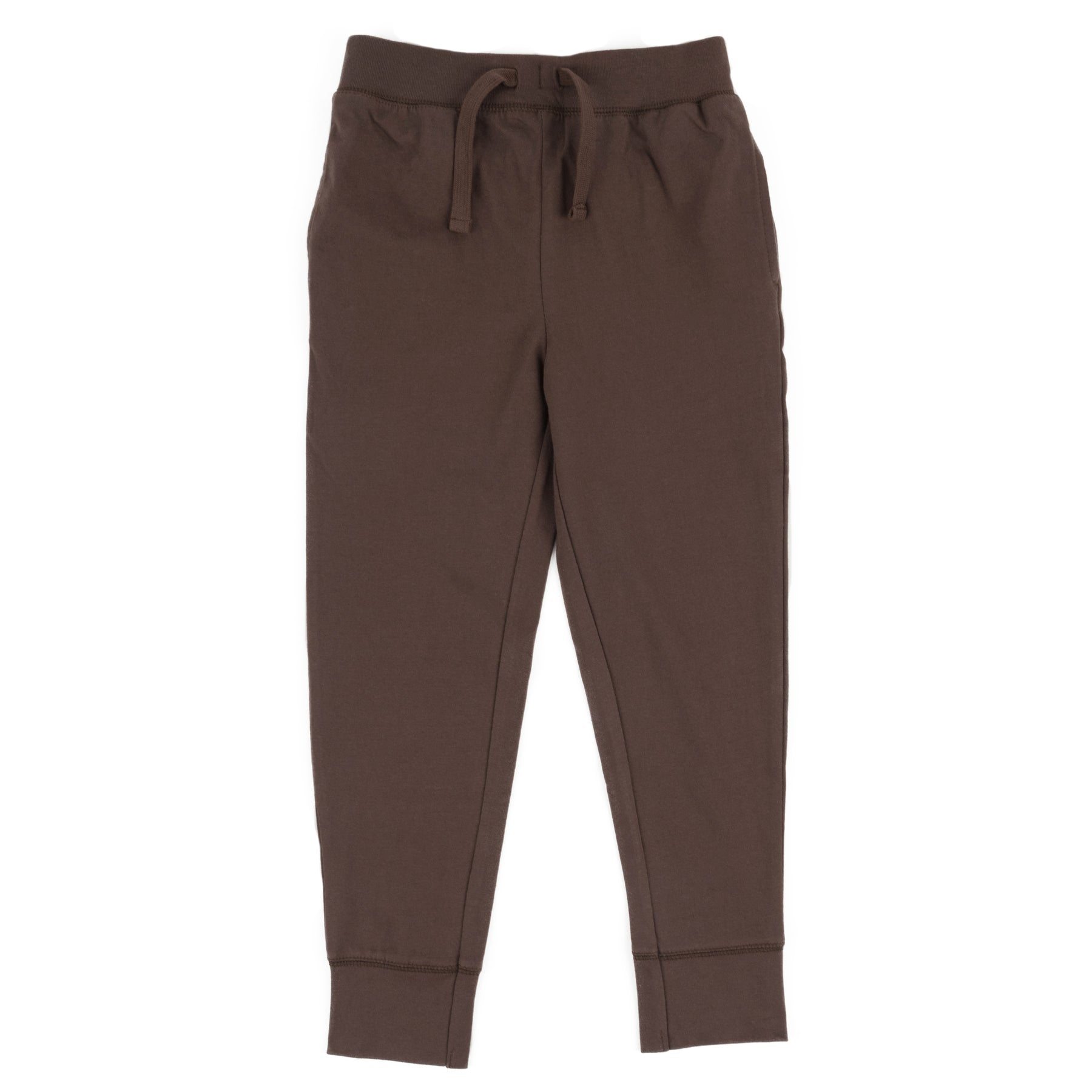 Kinder Kordelzug Jogger Hose Neutrale Volltonfarbe
