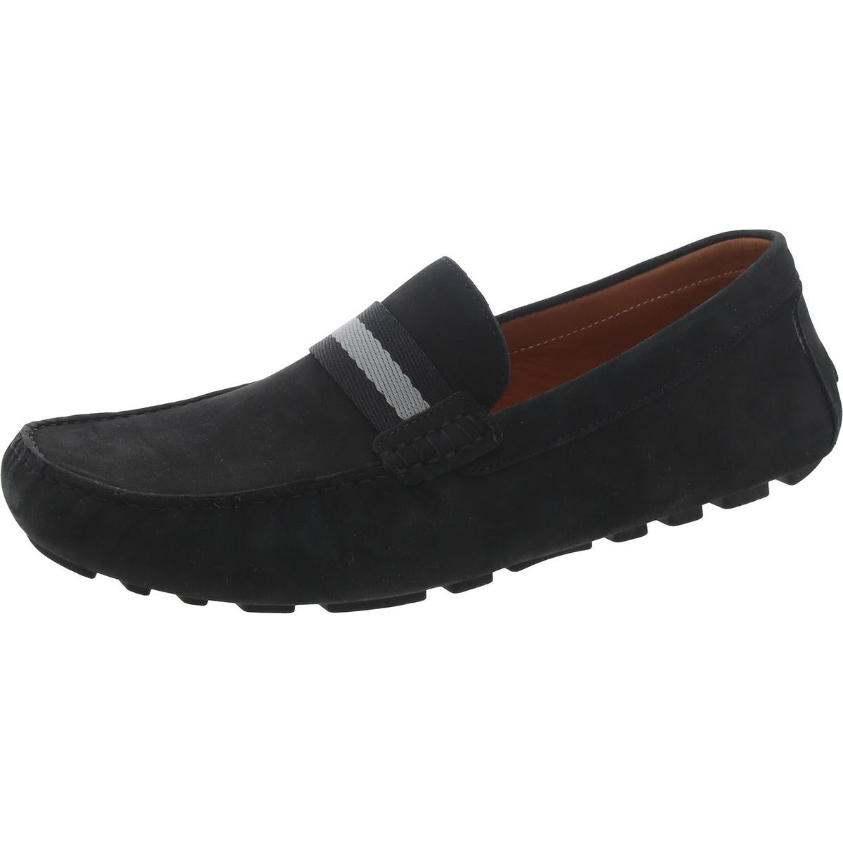 Nubuck Contrast Besatz Driving Mokassins
