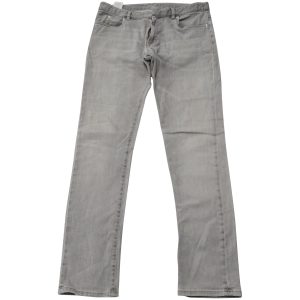 Maison Martin Margiela schmale Passform Jeans aus grauem Baumwoll Denim 7766492807228