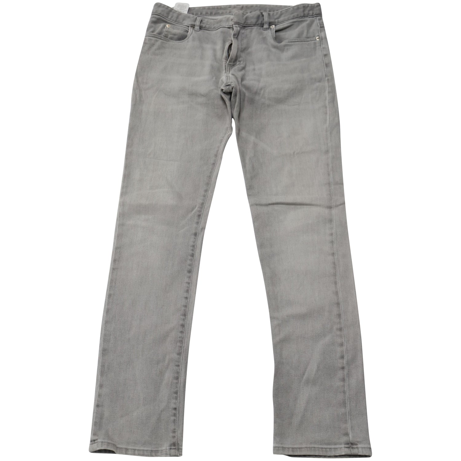 Maison Martin Margiela schmale Passform Jeans aus grauem Baumwoll Denim 7766492807228