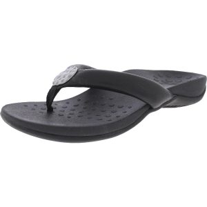 Lida Lederrutsche auf String Sandalen