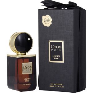 Armaf Oros reines Leder Gold von Armaf Eau de Parfum Spray 3.4 Unzen Damen 7827726041148