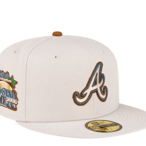 New Era Atlanta Braves 2000 All-Star Game 59FIFTY Fitted Stone w/ grün uv 7676476981308