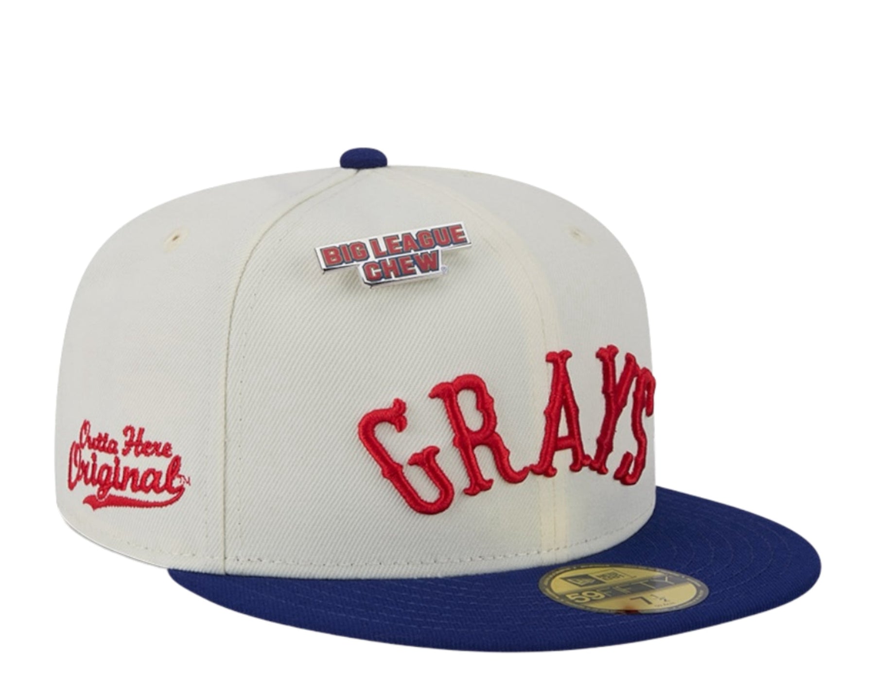 New Era Große Liga Chew Homestead Grays Negro Liga 59FIFTY ausgestattet 60506978