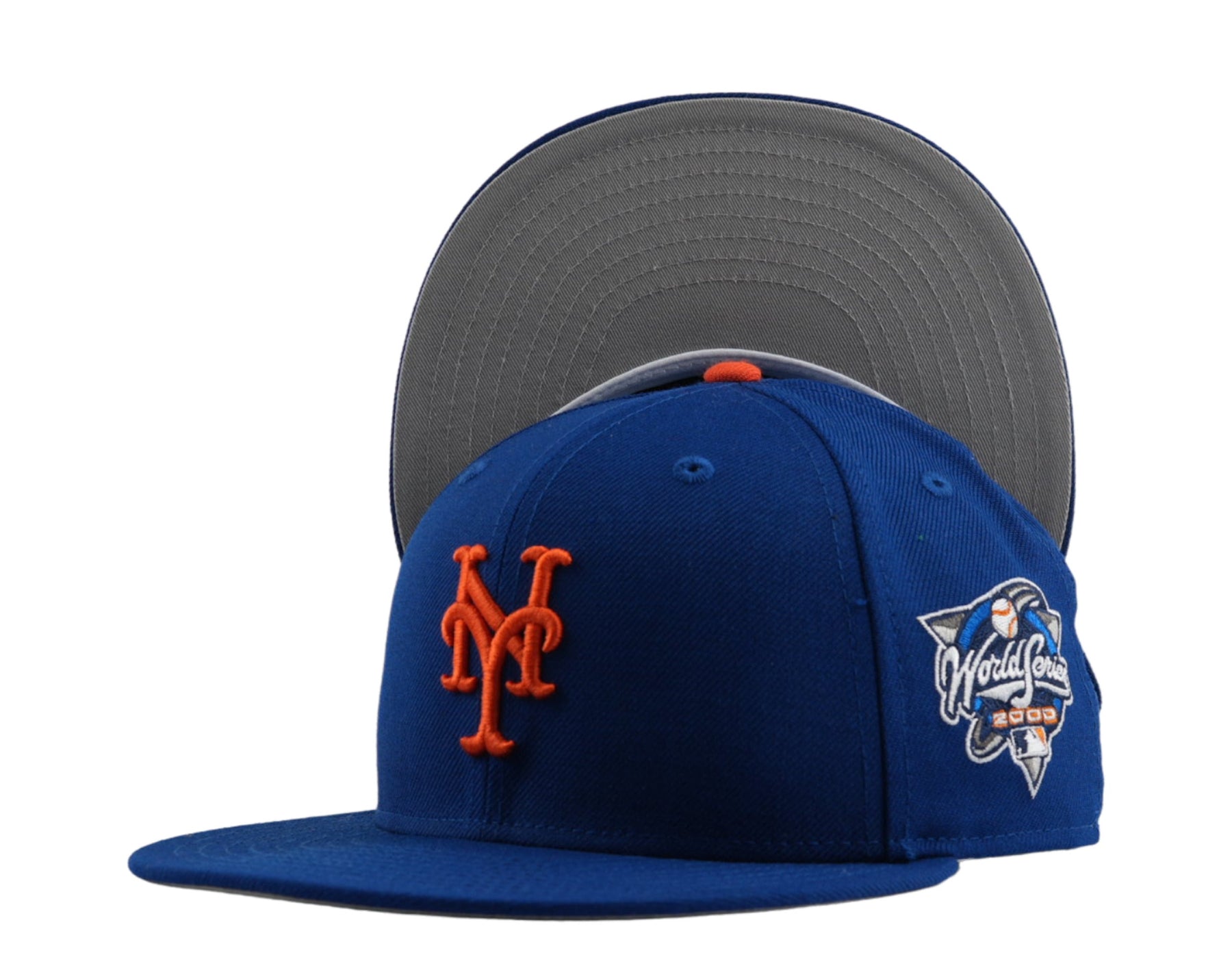 New Era New York Mets 2000 World Series 59FIFTY Einbau grau UV 70067461