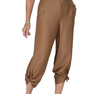 gewebte Hose in Kakao