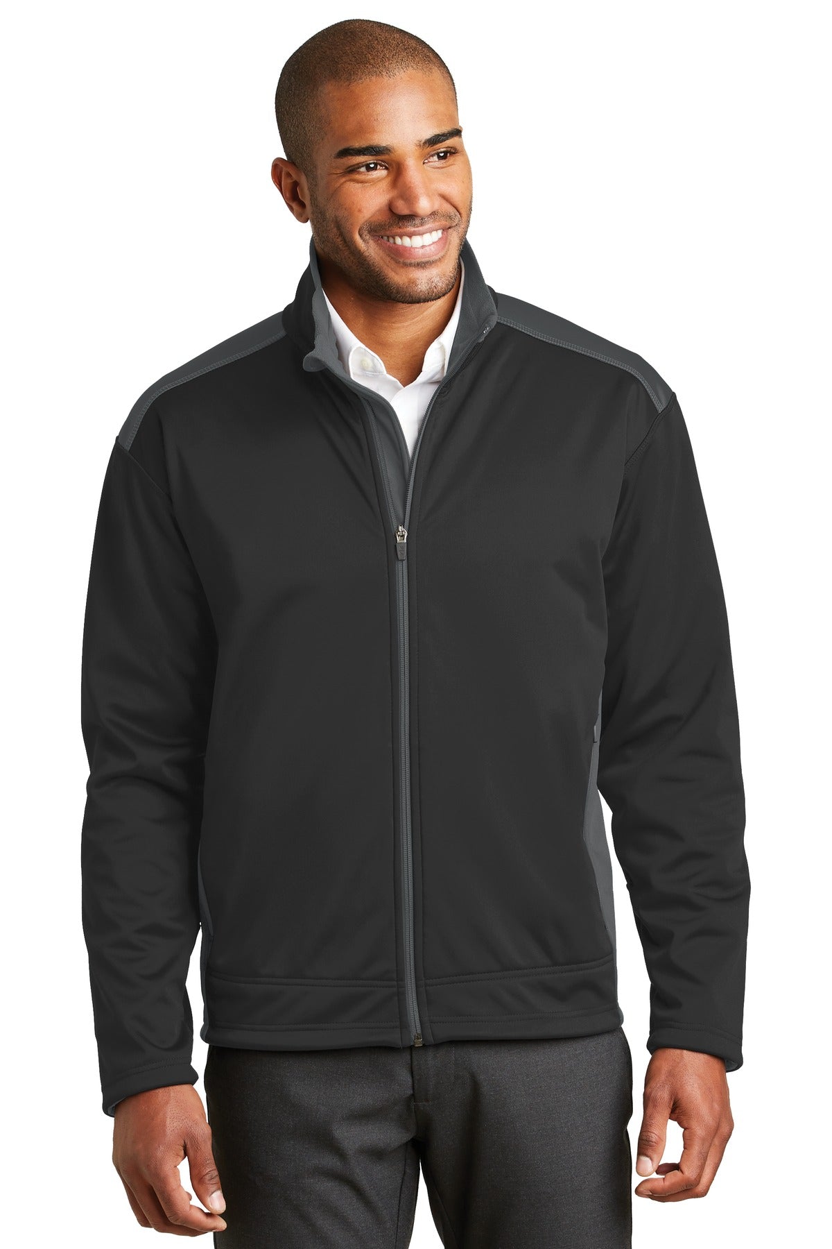 Port Authority Zweifarbige Softshell-Jacke für Herren. J794