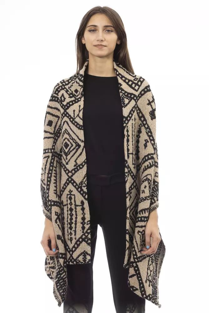 Alpha Studio Scandinavian Jacquard Double Face Damen Stola