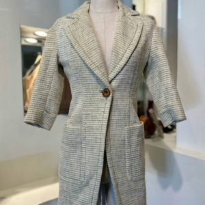 Rawsilk Tweed Mantel in Zwinkern