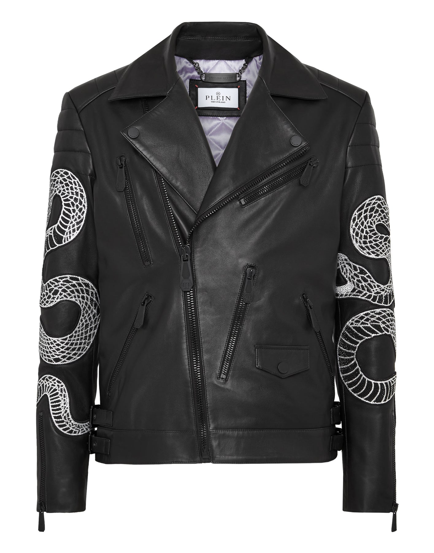 Leder Biker Schlange