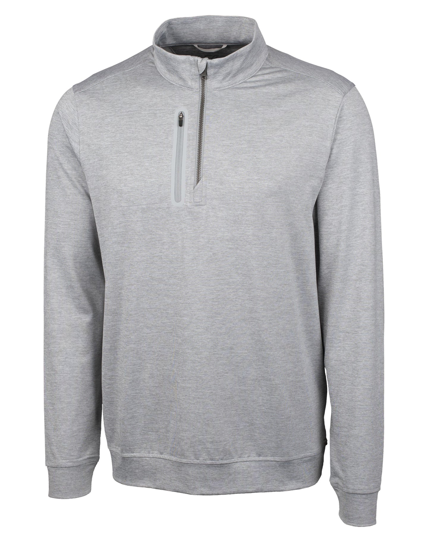 Cutter & Buck Stealth Heathered Herren groß und Tall Quarter Zip Pullover Jacke
