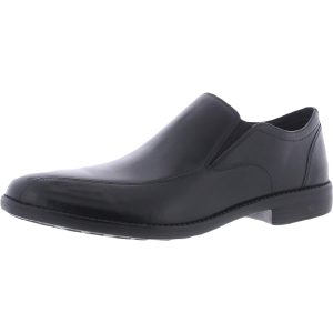 Clarks Birkett Schritt Leder gepolsterte Slip auf Loafer