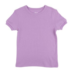 Kinder Kurzarm T-Shirt klassische feste Farbe