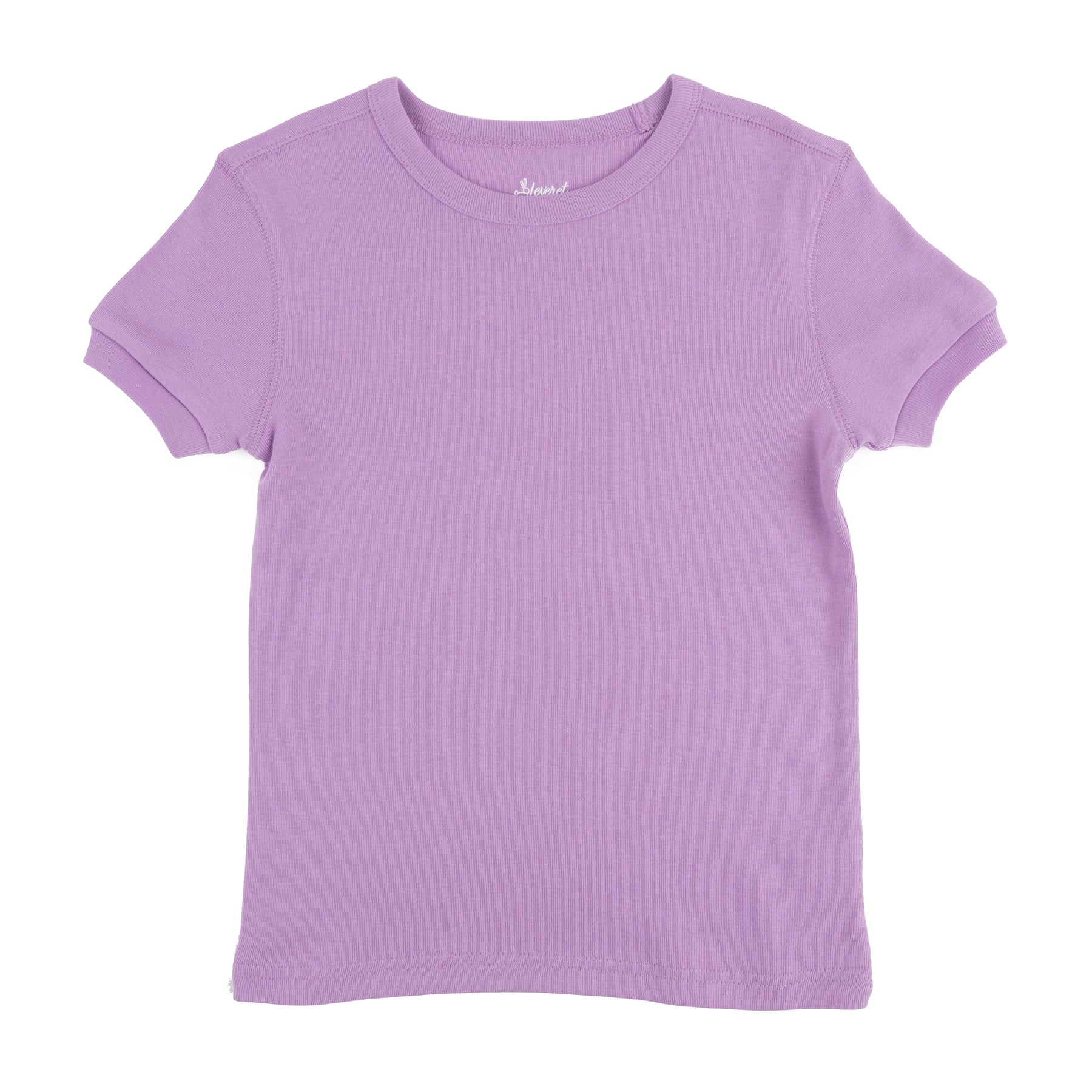Kinder Kurzarm T-Shirt klassisch Einfarbig