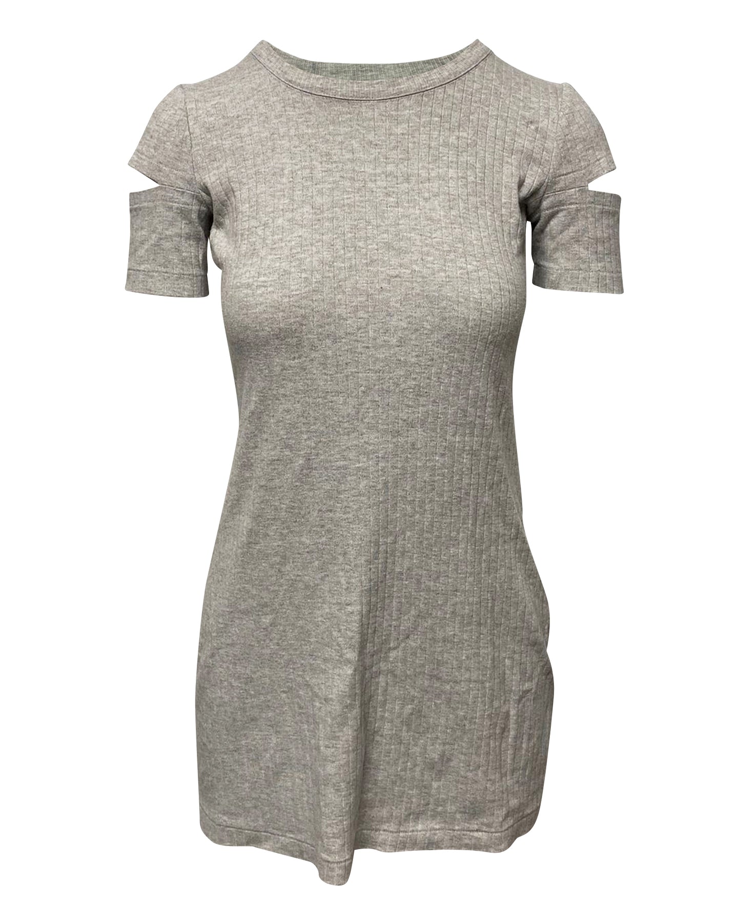 Helmut Lang – Kleid aus grauer Baumwolle