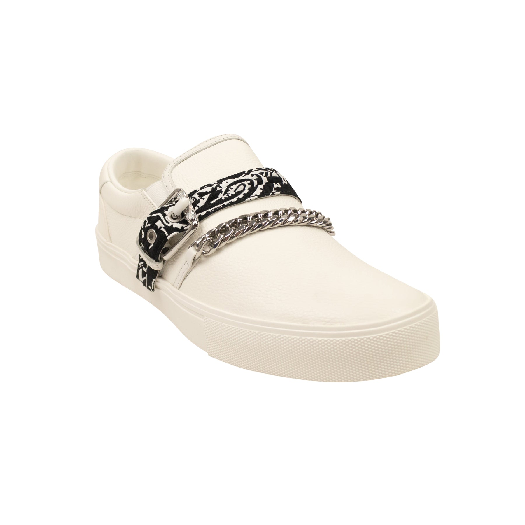 Amiri Bandana Chain Slip On Sneaker – Weiß