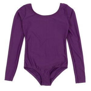 Mädchen Langarm Trikot klassische feste Farbe