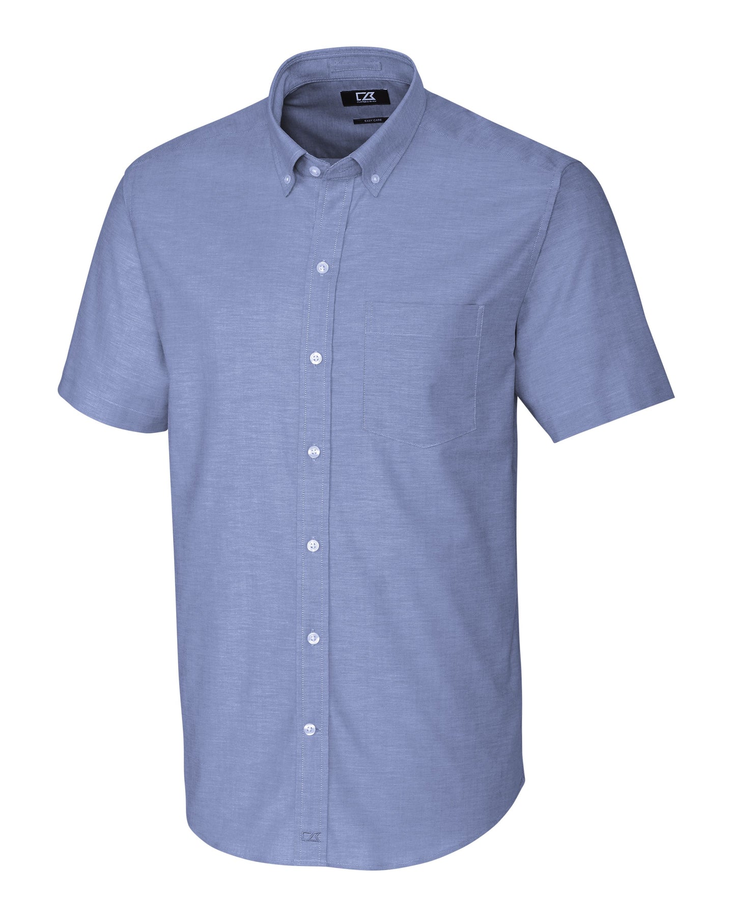 Cutter & Buck Stretch Oxford Herren groß und Tall Kurzarm-Kleid Hemd